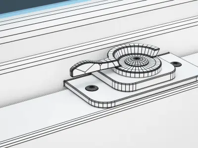 Window Doublehung Two operating 3D model