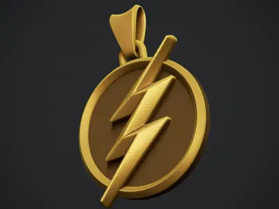 Flash Lighting Pendant 3D print model