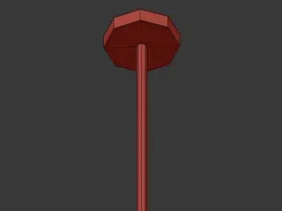 Cubist Small Chandelier 3D model
