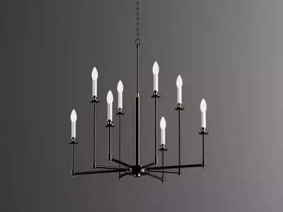 Ceiling light 3D model 98