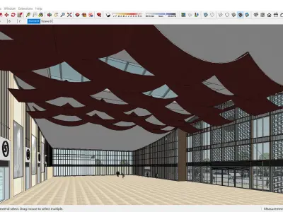 Sketchup Terminal C9 3D model