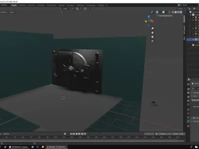 savee bank vault 3D model