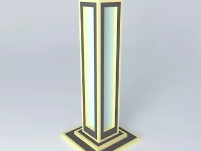 Floor model lamp 3D model