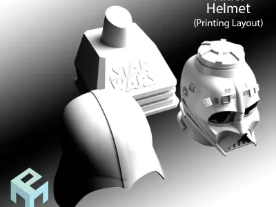 Darth Vader Helmet 3D print model
