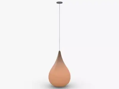 1505 - Hanging Lamp Low-poly 3D model