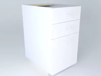 DB3D3 cabinet with light on top Free 3D model