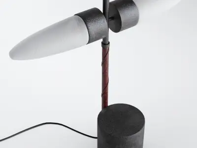 Bull Table Lamp 3D model