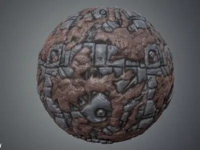 Stylized Dirt Vol 13  - Hand Painted Texture Texture