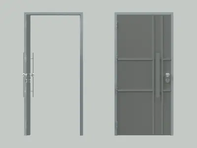 Door sets 10 3D model