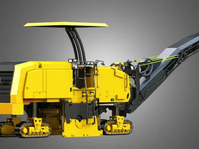 PM 622 Cold-Planer - Asphalt Removal  3D model