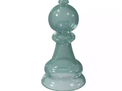 TRANSPARENT CHESS GAME PIECES PACK