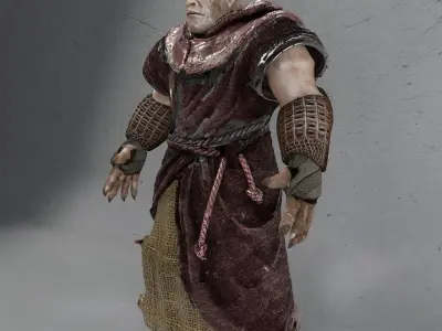 DoomBringer V2 Low-poly 3D model