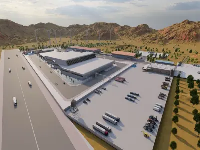 Industrial Factory-Factory building 3D model