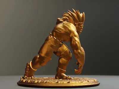 BLANKA - STREET FIGHTER 3D print model