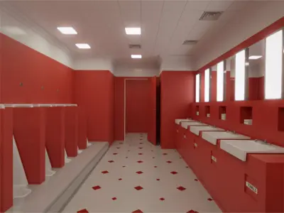 The Shining Bathroom 3D model