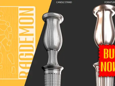 CANDLE STAND 3D model