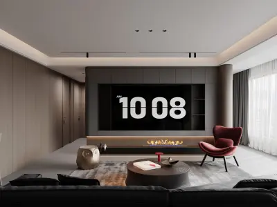 apartment interior scenes   3D model shop