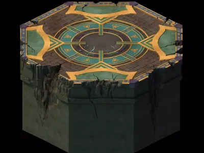 Funeral Place - Central Shitai 01 3D model