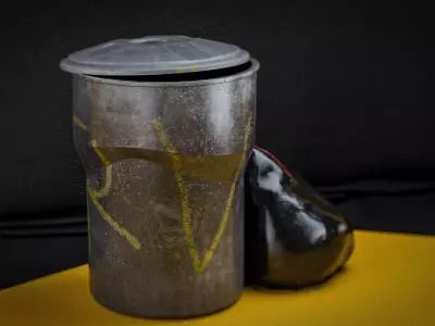 The Analogie Asset Pack The Trash Can Game Ready Asset Low Poly Low-poly 3D model