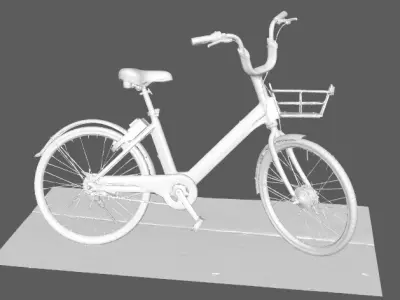 Stylish bicycles Free low-poly 3D model