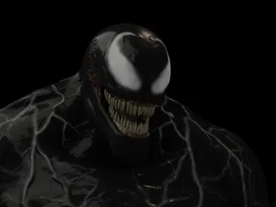 Venom 2018 Rigged model 3D model
