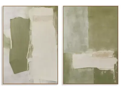 Abstract Painting Frame set 3D model 534
