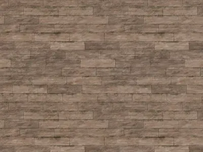 Vintage Hand-Painted Dark Walnut Wood PBR Seamless Texture