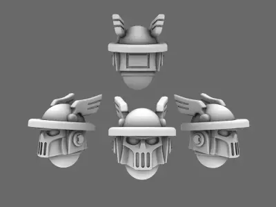 Sacred Scrolls V10 Messengers of Hermes Helmets 3D print model
