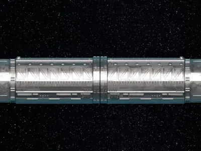 Space Module 001 3D model