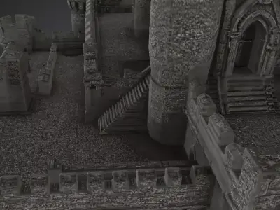 the castle of horror and doom 3D model
