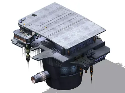 Future City - Universe City 04 3D model