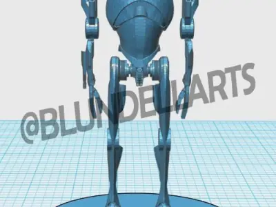 B2 Super Battle Droid Star Wars Battlefront STL  3D print model