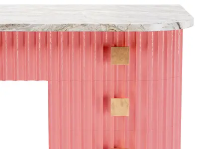 Camila Toilet Table Set  3D model