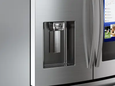 Samsung French Door Refrigerator 36inch 3D model