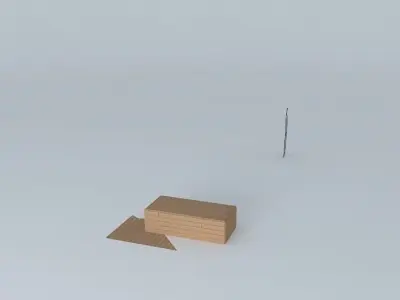 Wood Terrace Free 3D model