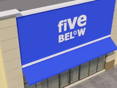 American Store Market 3D model