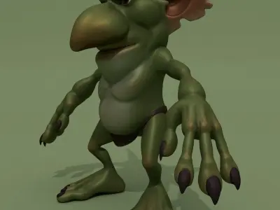 Cartoon Fantasy Monster 3D model