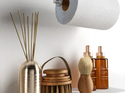 Bathroom accessories04 3D model