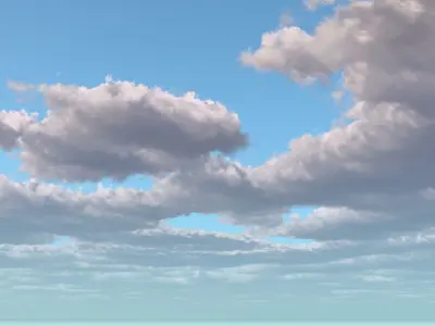 Clouds 3D model