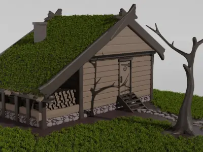 Hunter house  3D model  Free 3D model