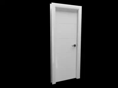 3 Interior Doors - 3 Puertas de Interior 3D model