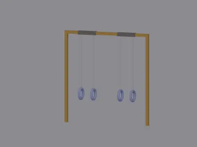 Playground Hangers 3D model