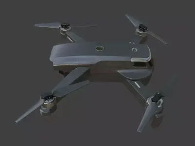Hexacopter Drone 3D Model 3D model