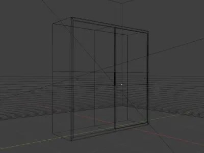 WOODEN CUPBOARD  Free 3D model
