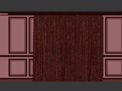 Curtain Set 220 3D model