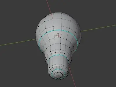 LED lightbulb  Free low-poly 3D model