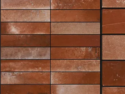 Yurtbay Seramik Brick Stone Cotto Mix Set 6 3D model