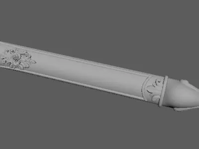 leg High quality 3d models for processing on a cnc machine 3D model 25