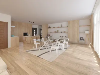 Chinese interior scene Free 3D model