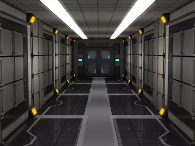 Sci Fi Corridor  3D model